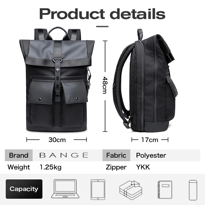 Anti-Theft Laptop Backpack 15.6" – Waterproof Work Bag