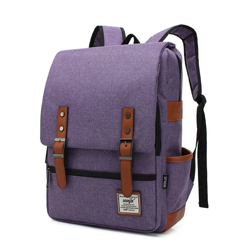 Vintage Canvas Laptop Backpack - 14" & 16" Sizes