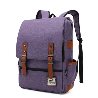 Vintage Canvas Laptop Backpack - 14" & 16" Sizes