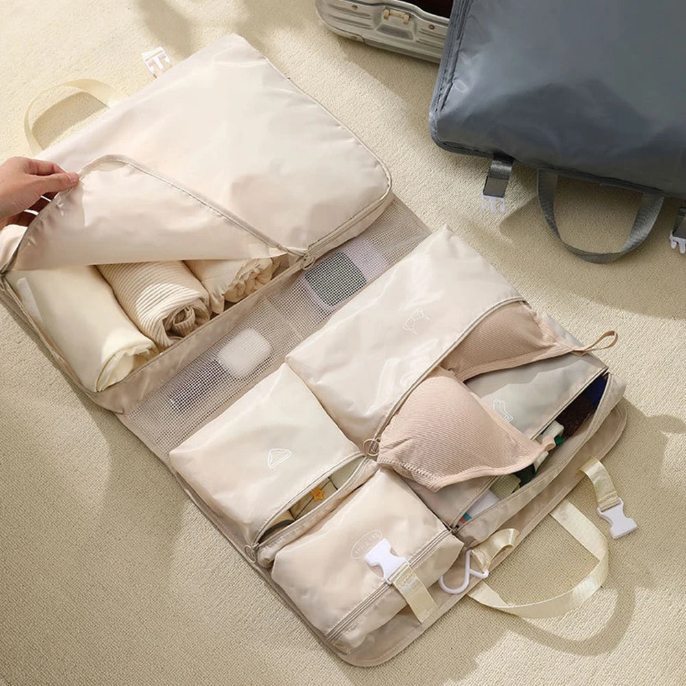 Travel Packing Organizer - 6-in-1 Storage Set