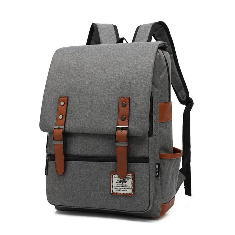 Vintage Canvas Laptop Backpack - 14" & 16" Sizes