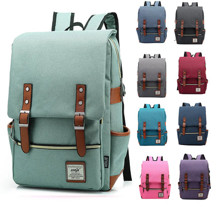 Vintage Canvas Laptop Backpack - 14" & 16" Sizes