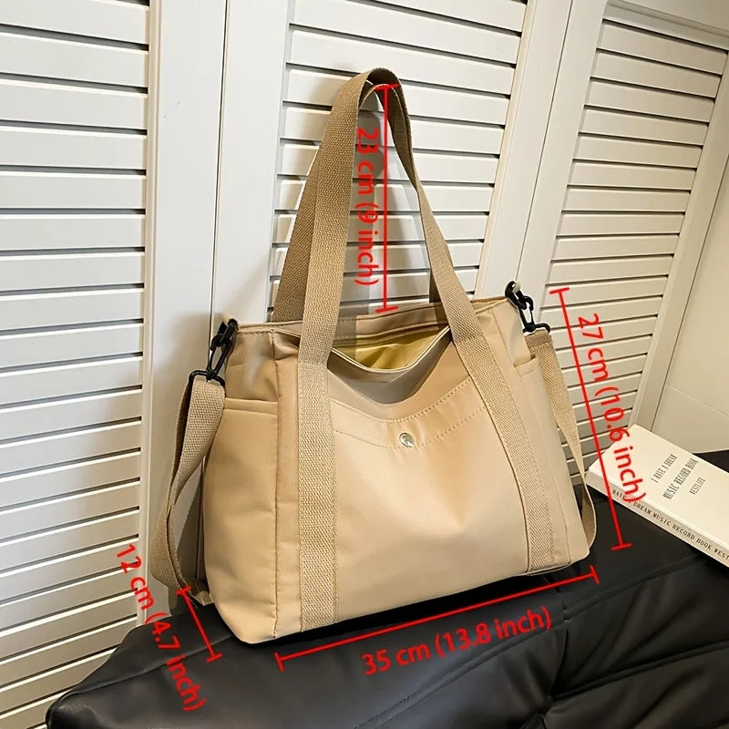 Crossbody Tote Bag with Removable Strap