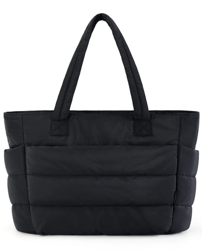 BAGSMART Puffer Tote Bag with Laptop Compartment 15.6" - 20L