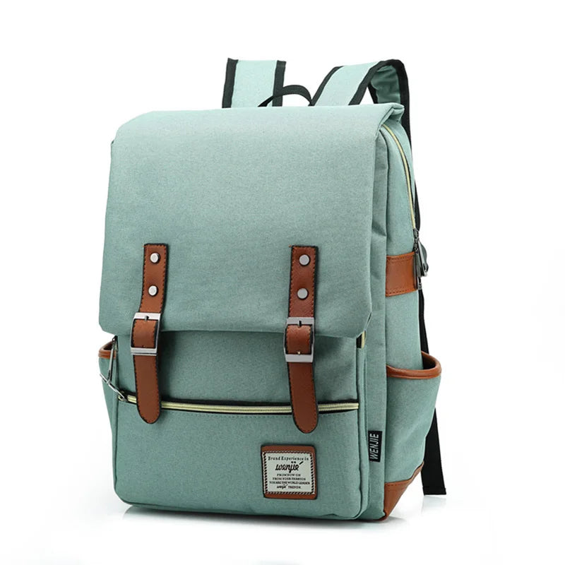 Vintage Canvas Laptop Backpack - 14" & 16" Sizes