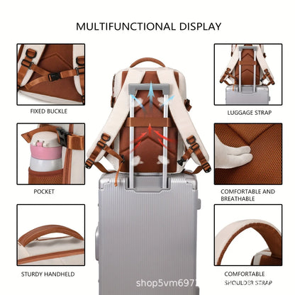 Expandable Business Backpack - Large Capacity Laptop Bag