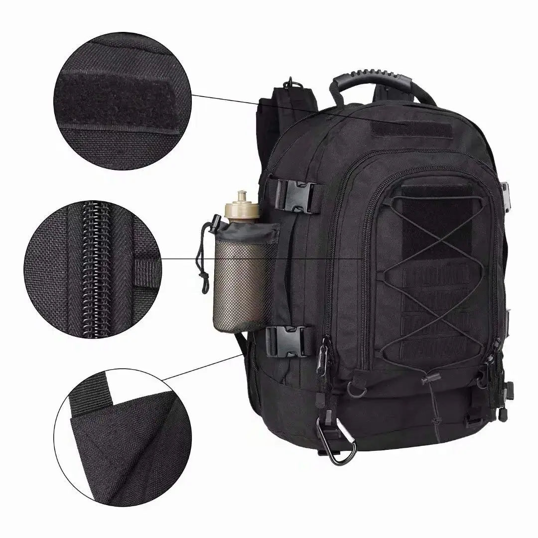 Military Tactical Backpack - 64L Expandable Outdoor Bag