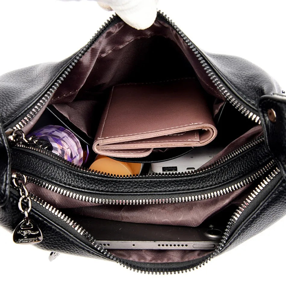 Women's Shoulder Handbag - Vintage Style