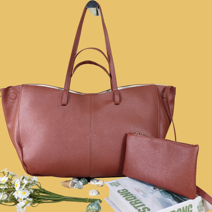 Women's Large Capacity Shoulder Bag with Wallet