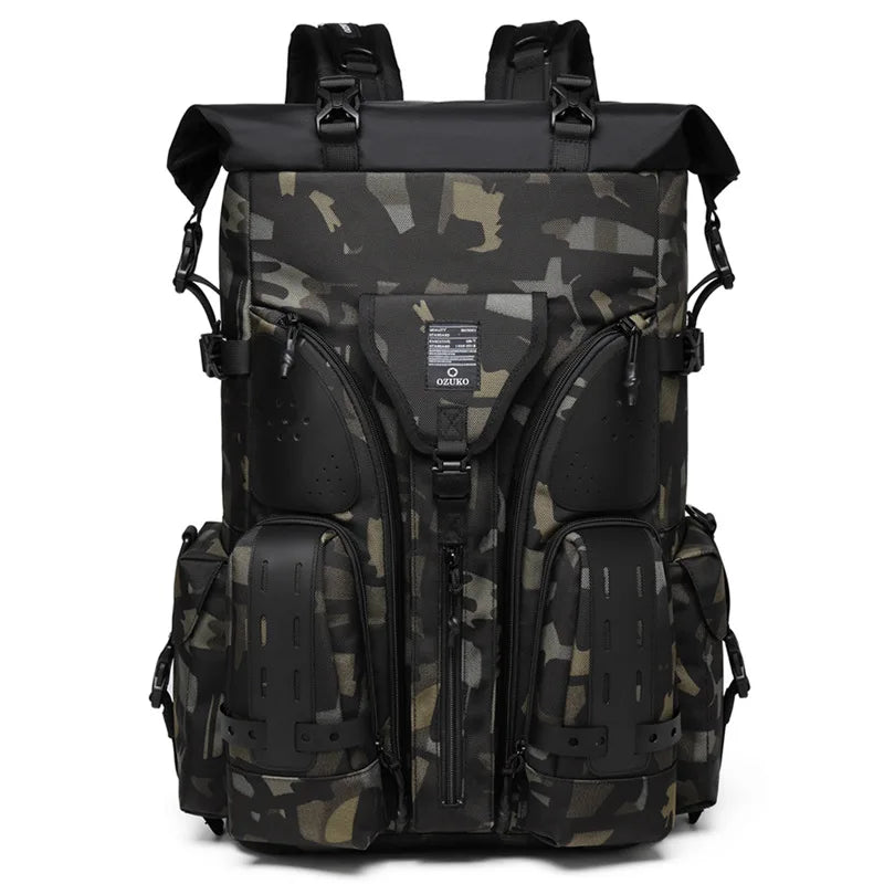 OZUKO Tactical Outdoor Backpack with Molle System 20-35L