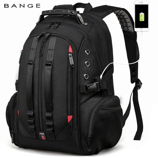BANGE 40L Laptop Backpack - 17" with USB Charging Port