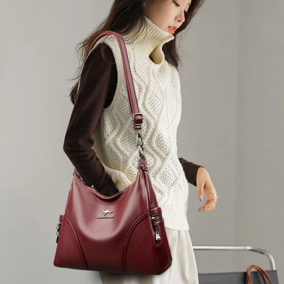 Women's Shoulder Handbag - Vintage Style