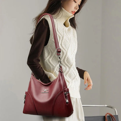Women's Shoulder Handbag - Vintage Style