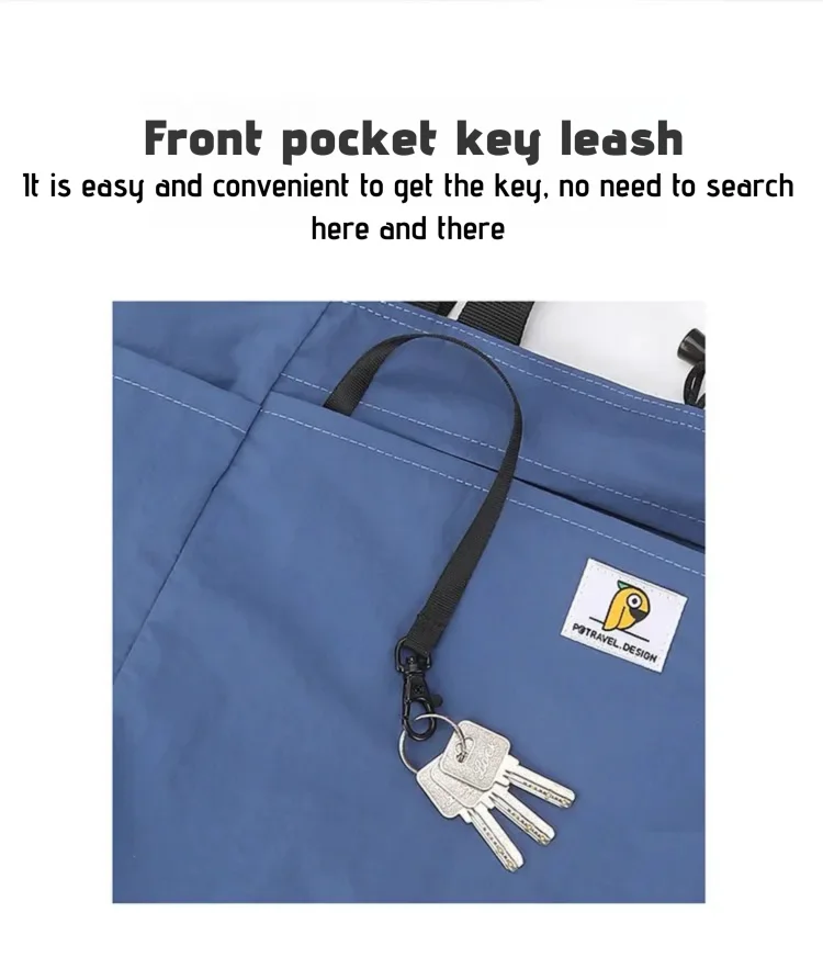 Reversible Foldable Weekender Bag - Large Capacity Travel Tote
