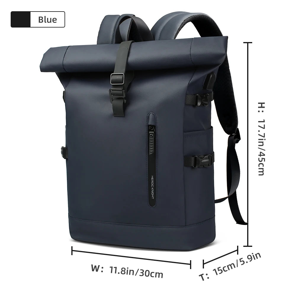 Expandable Travel Backpack with USB Port – 15.6" Laptop Bag