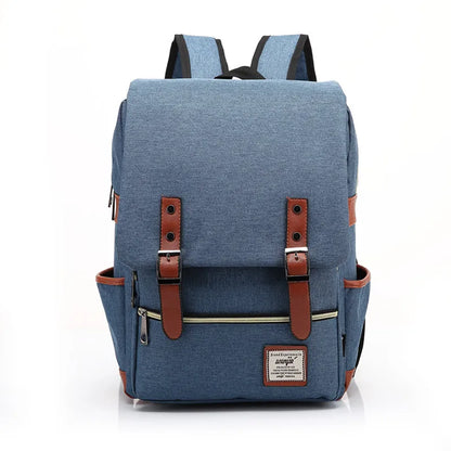 Vintage Canvas Laptop Backpack - 14" & 16" Sizes
