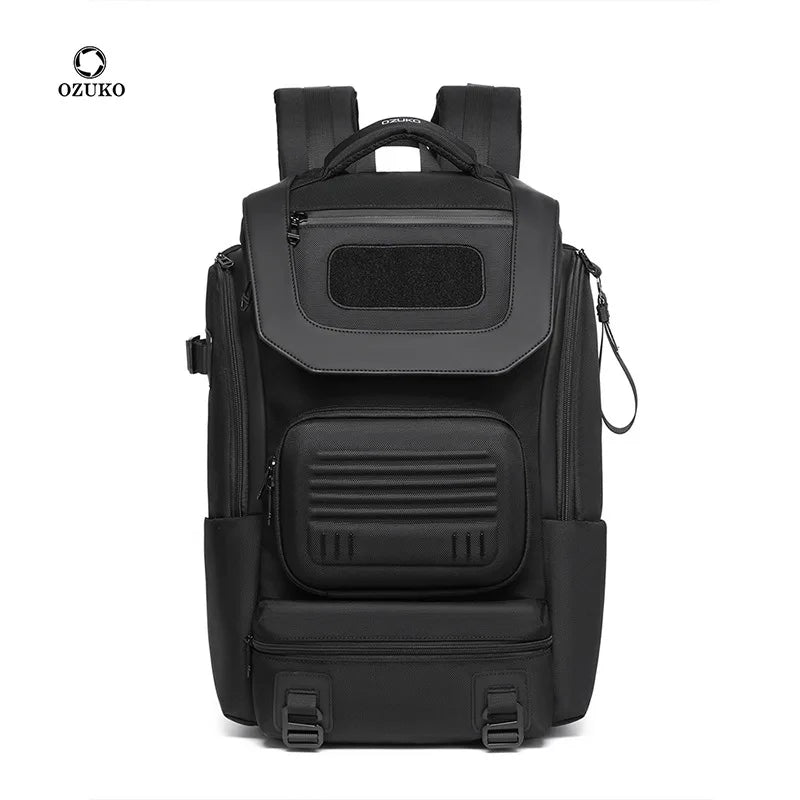 OZUKO Travel Backpack with Shoe Compartment 20-35L Waterproof