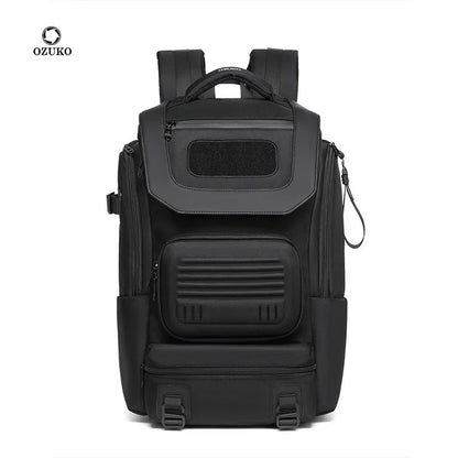 OZUKO Travel Backpack with Shoe Compartment 20-35L Waterproof