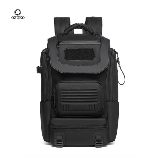 OZUKO Travel Backpack with Shoe Compartment 20-35L Waterproof