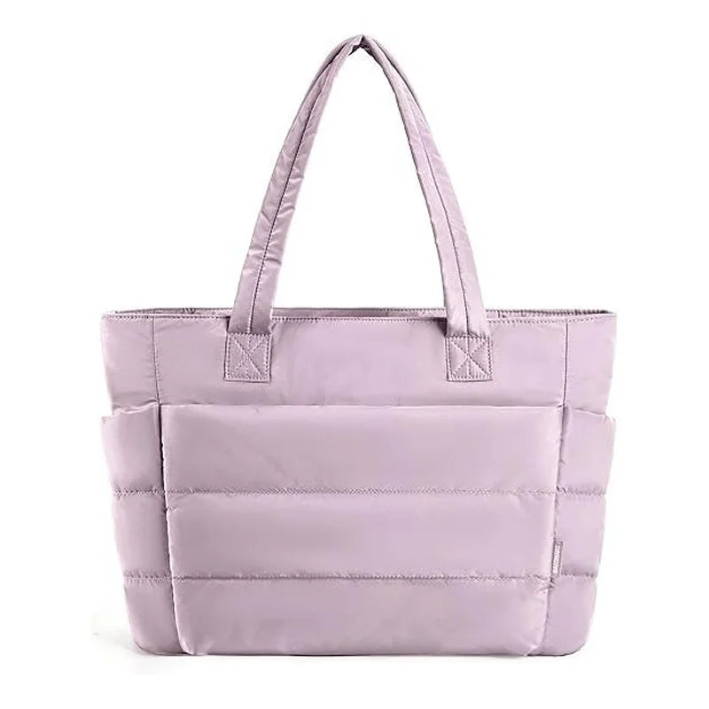 BAGSMART Puffer Tote Bag with Laptop Compartment 15.6" - 20L