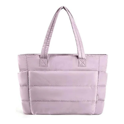 BAGSMART Puffer Tote Bag with Laptop Compartment 15.6" - 20L