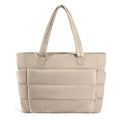 BAGSMART Puffer Tote Bag with Laptop Compartment 15.6" - 20L