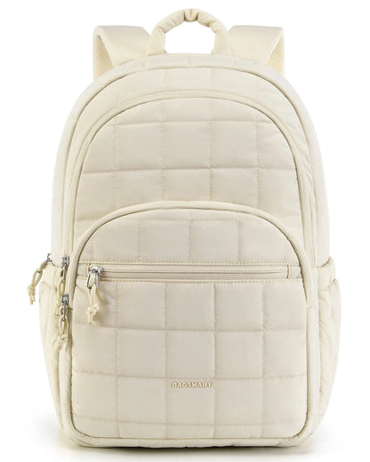 Women's Quilted Laptop Backpack - 15.6" Professional Bag