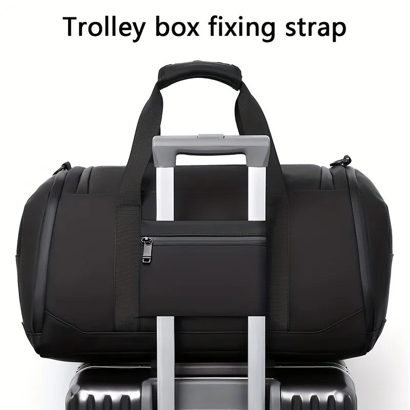 Large Travel Duffel Bag with Multiple Compartments