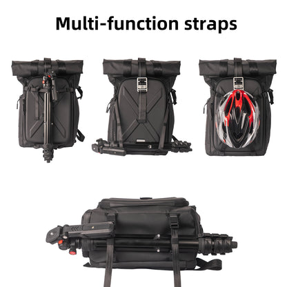 Camera Backpack - Waterproof Hard Shell for DSLR & Drones