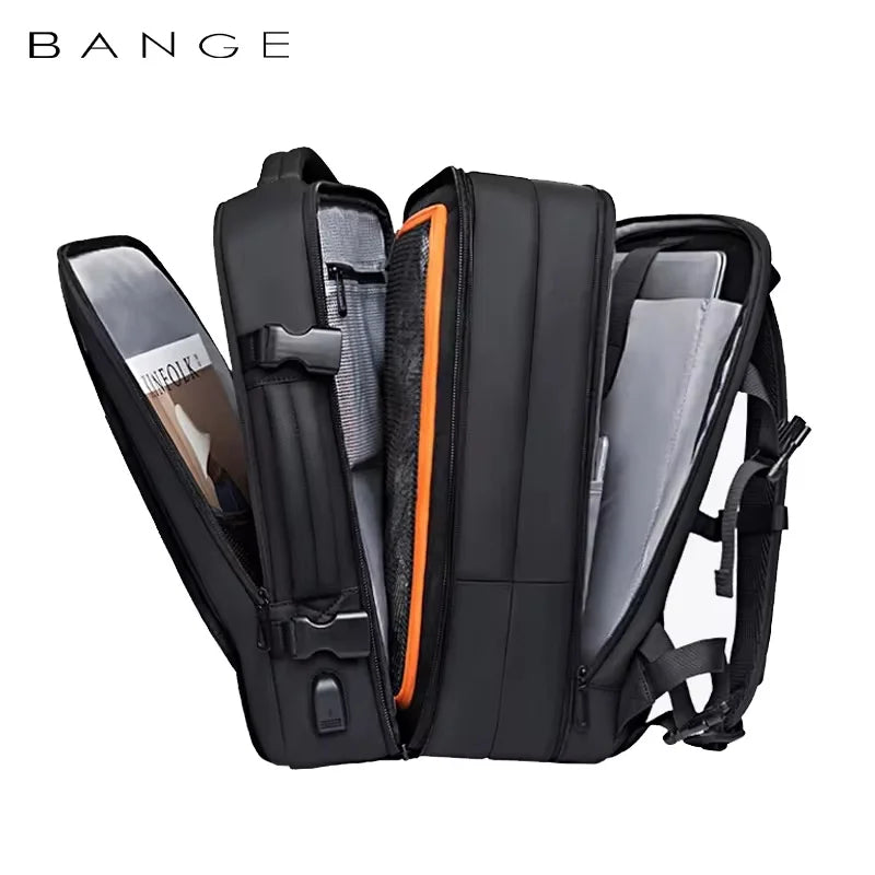 BANGE Expandable 17.3” Laptop Travel Backpack