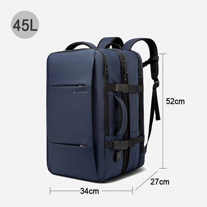 BANGE Expandable 17.3” Laptop Travel Backpack