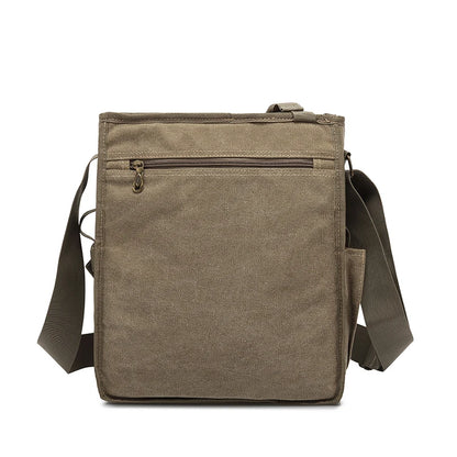 Canvas Messenger Bag for Men – Crossbody Shoulder Satchel