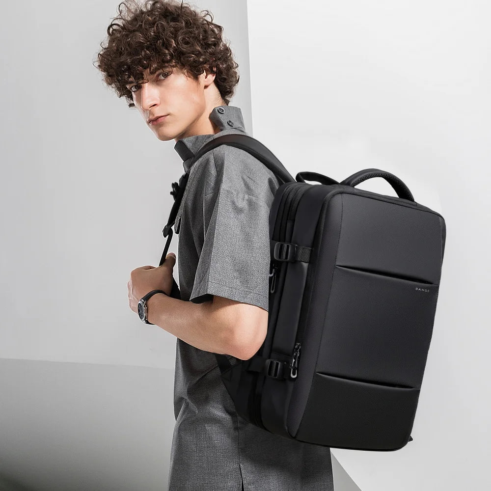 BANGE Expandable 17.3” Laptop Travel Backpack