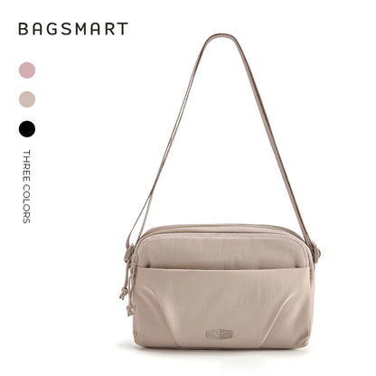 BAGSMART Multi-Pocket Crossbody Shoulder Bag - Hobo Style
