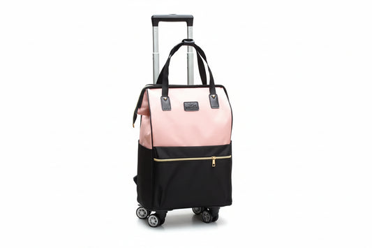 Rolling Travel Backpack with 4 Wheels - Convertible Trolley Bag