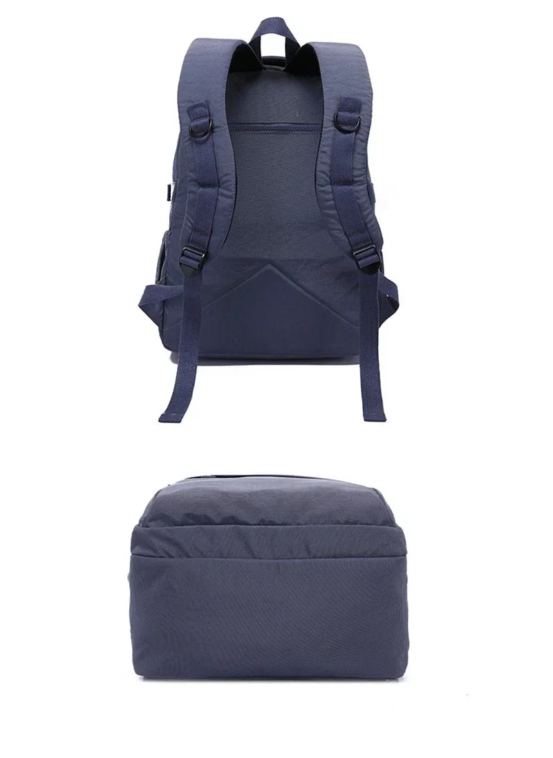 TEGAOTE Nylon A4 Waterproof Women Men School Backpack 15.6'' 14'' Laptop Lightweight Travel Bag Blue Green Black Red Pink M2303