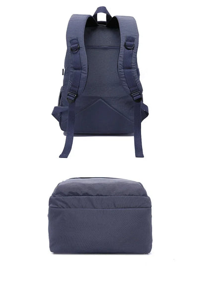 TEGAOTE Nylon A4 Waterproof Women Men School Backpack 15.6'' 14'' Laptop Lightweight Travel Bag Blue Green Black Red Pink M2303