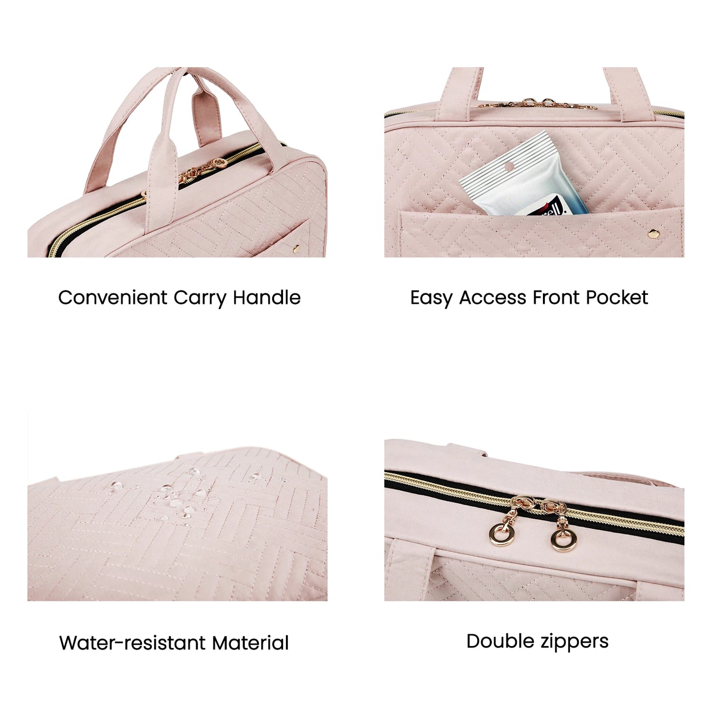 BAGSMART Hanging Travel Waterproof Toiletry Organizer