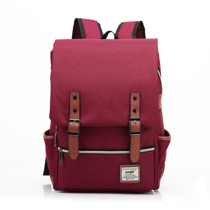 Vintage Canvas Laptop Backpack - 14" & 16" Sizes