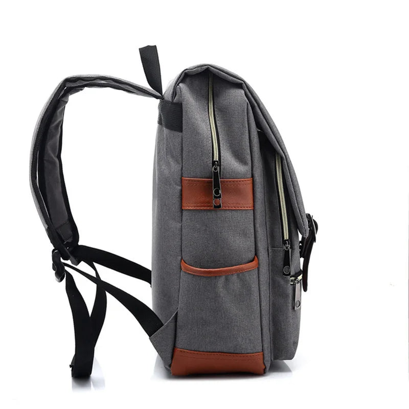 Vintage Canvas Laptop Backpack - 14" & 16" Sizes