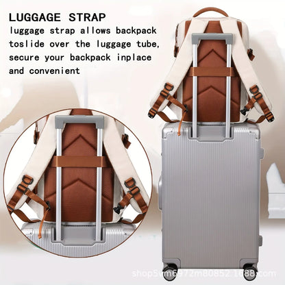 Expandable Business Backpack - Large Capacity Laptop Bag