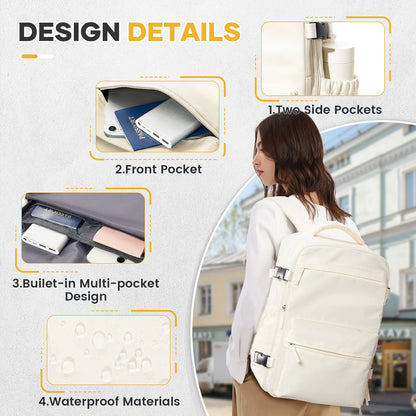 Vacuum Compression Travel Backpack | Expandable Carry-On