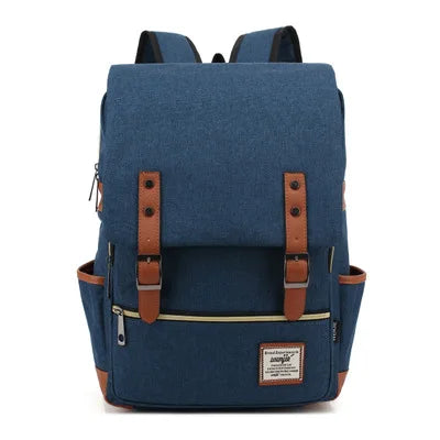 Vintage Canvas Laptop Backpack - 14" & 16" Sizes