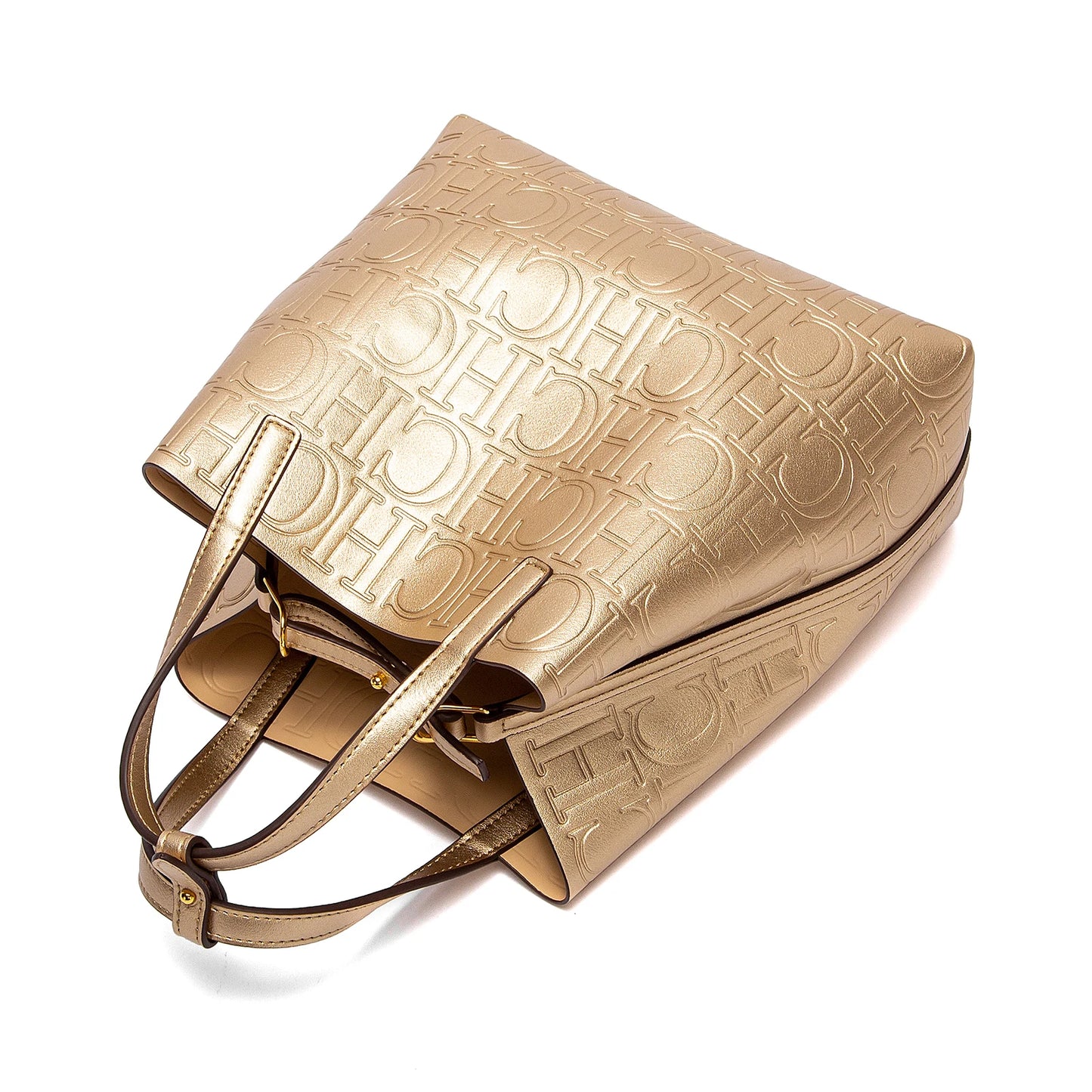 CHCH Embossed Tote Bag - Large Capacity Business Handbag