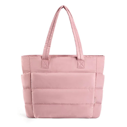 BAGSMART Puffer Tote Bag with Laptop Compartment 15.6" - 20L