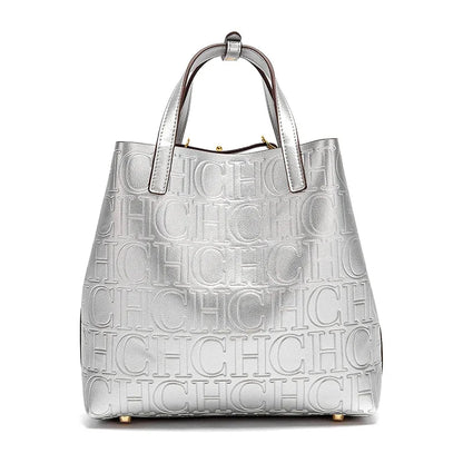 CHCH Embossed Tote Bag - Large Capacity Business Handbag