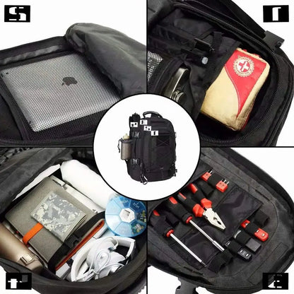 Military Tactical Backpack - 64L Expandable Outdoor Bag