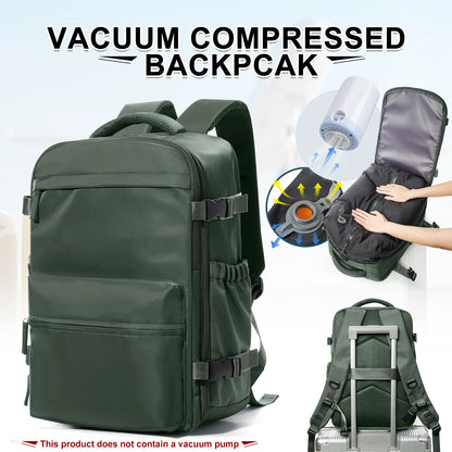 Vacuum Compression Travel Backpack | Expandable Carry-On