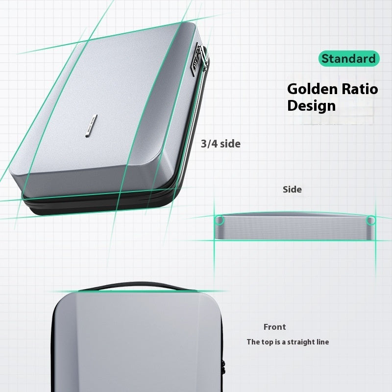 Premium Hard Shell Anti-Theft Backpack 17.3" - USB Charging