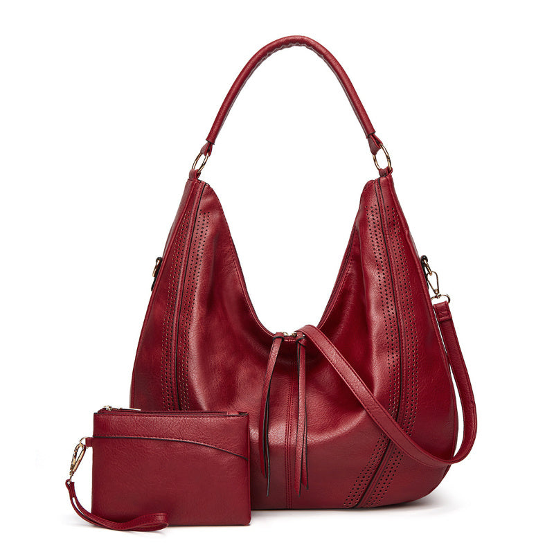 Retro Tassel Hollow-Out Tote Bag